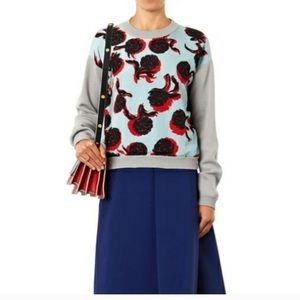 SEE BY CHLOE Artichoke-print Cotton Sweatshirt 6
